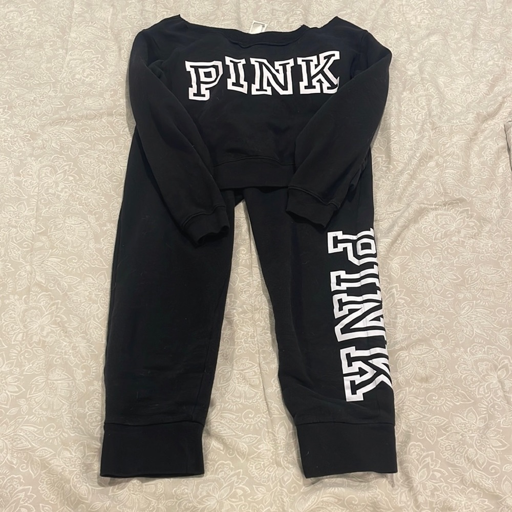 Victoria’s Secret PINK sweatshirt and sweatpants set (joggers)